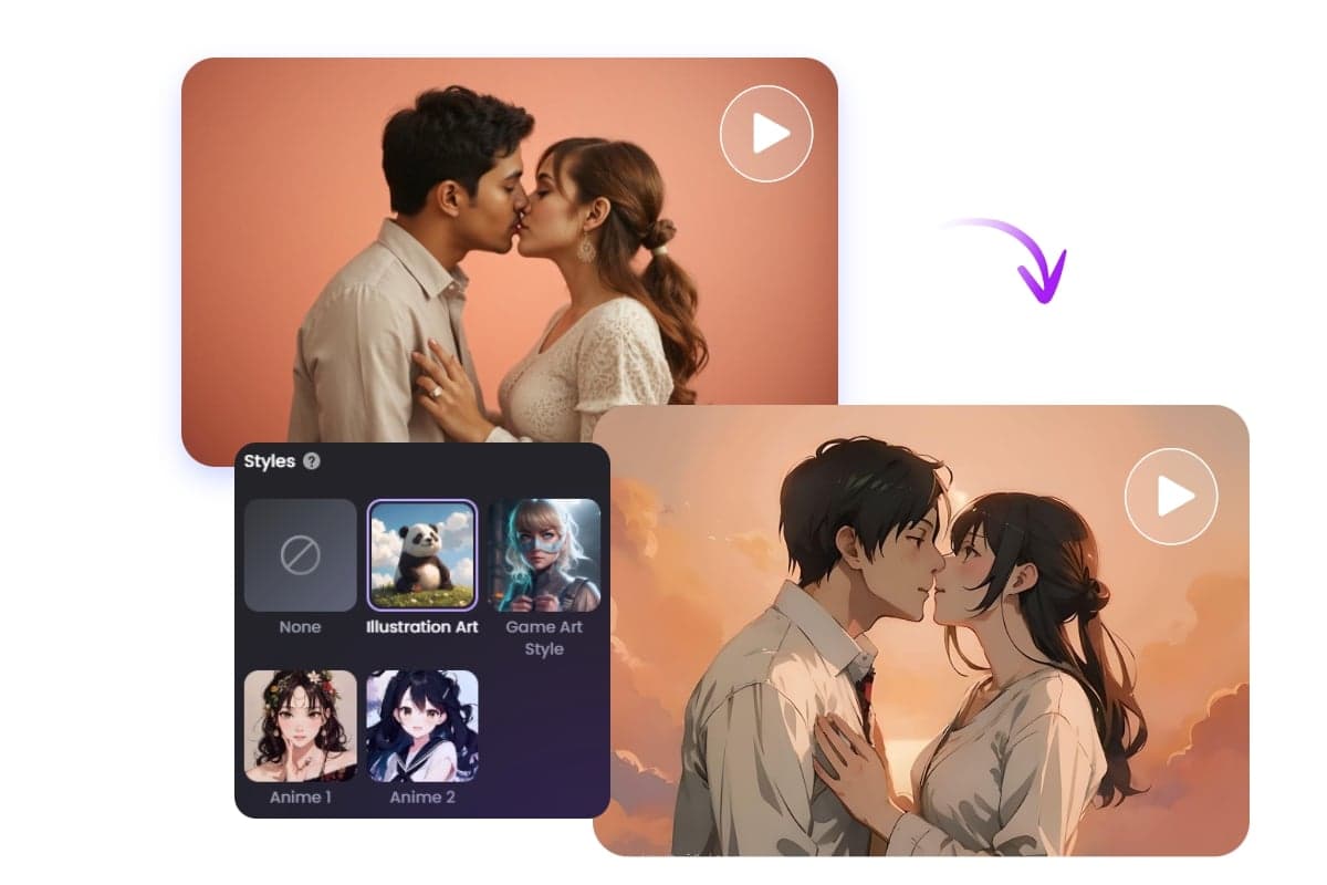 ai kissing video generator free